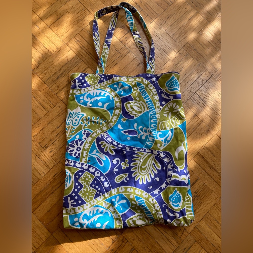 ♥️💙Colorful Paisley Tote Bag